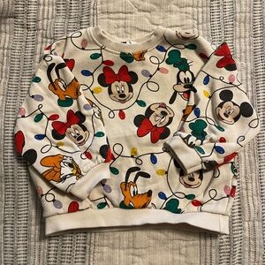 Zara Christmas Disney Sweatshirt (2-3 Years)